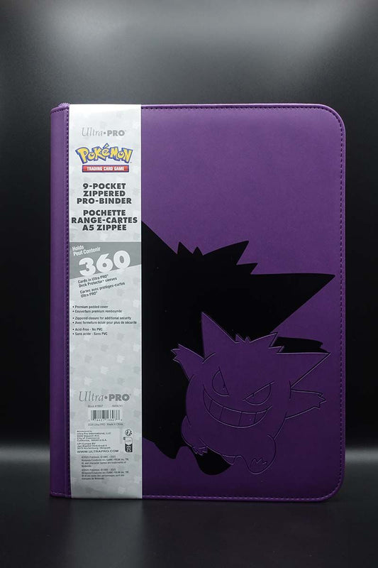 Pokemon - Ultra PRO 9-Pocket Zippered Pro Binder - Gengar