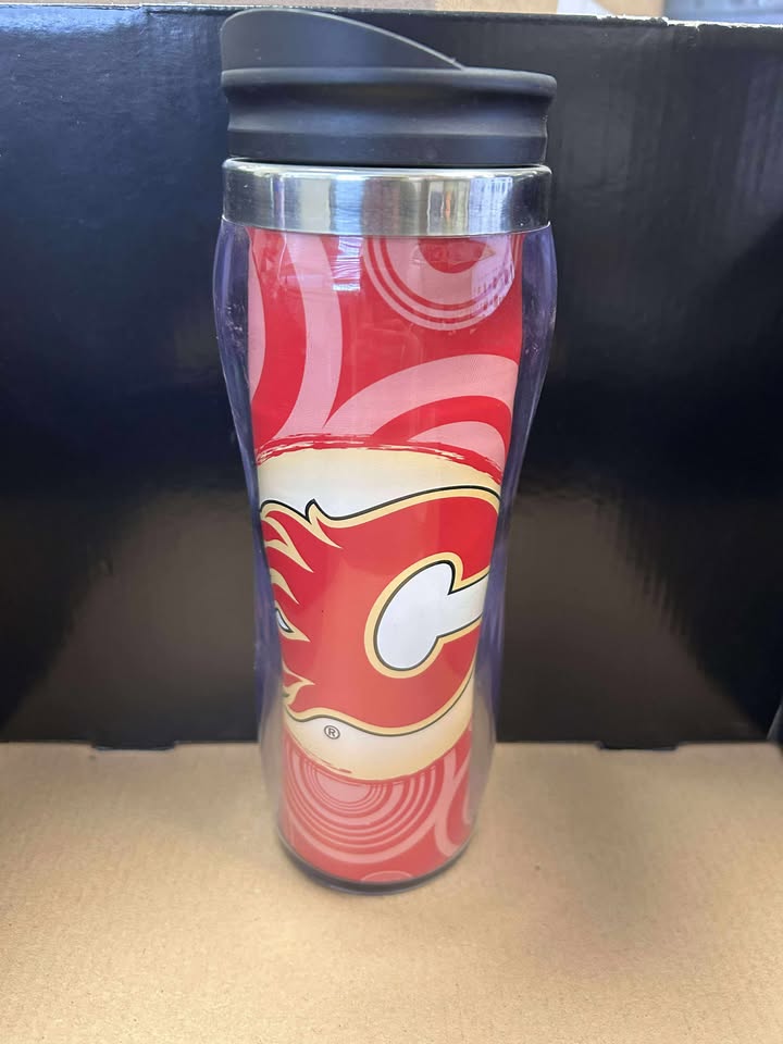 Travel Mug - Circles NHL: Calgary Flames
