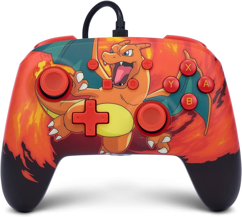 PowerA Switch Pro Controller: Charizard (Wired)