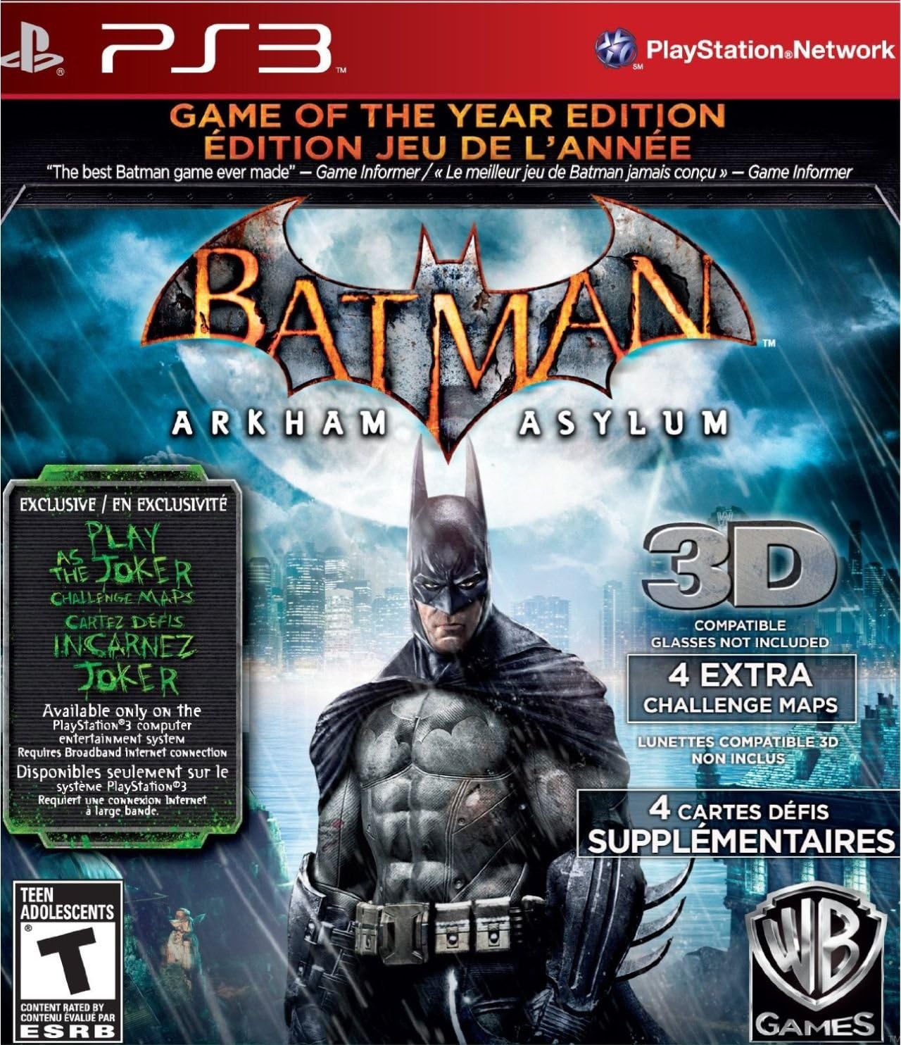 PS3 - Batman: Arkham Asylum (Game of the Year Edition) (Sealed)