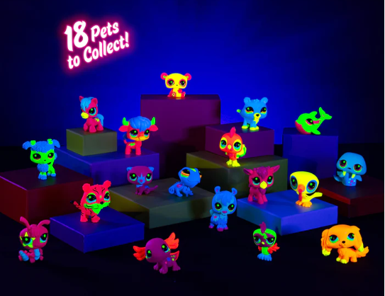 Figure Blind Bag - Littlest Pet Shop Black Light Pet (Series 1)