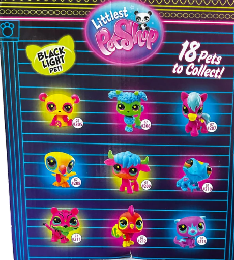 Figure Blind Bag - Littlest Pet Shop Black Light Pet (Series 1)