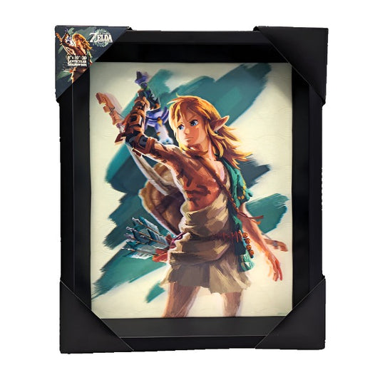 3D Lenticular Shadowbox - The Legend of Zelda: Tears of the Kingdom (Link Unleashed)
