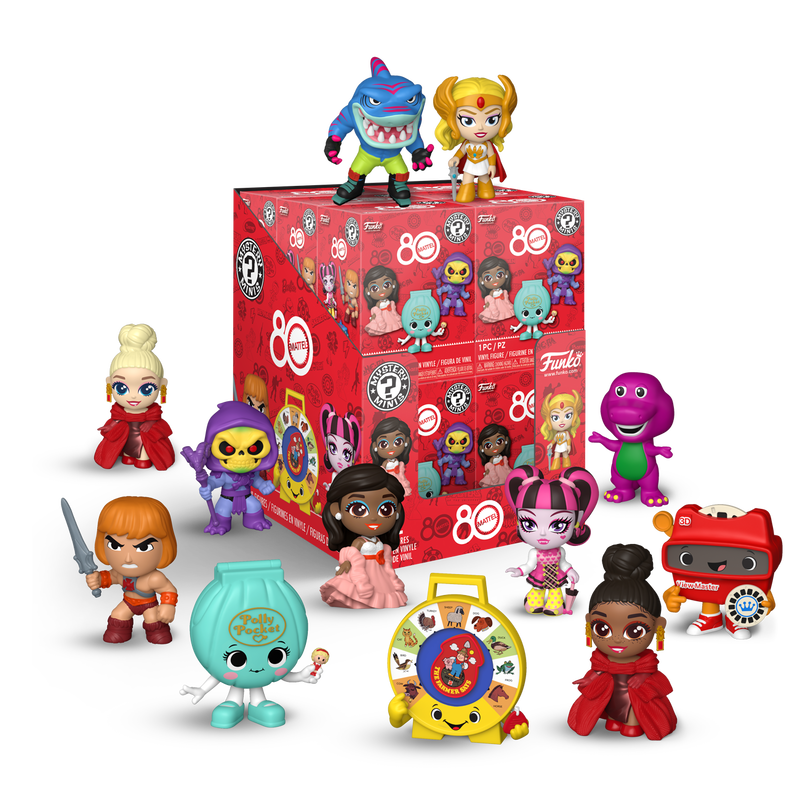 Figure Blind Box - Funko Mystery Mini: Mattel 80th Anniversary