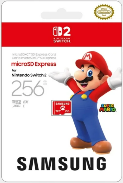 Samsung MicroSD Express Card (256GB) - Nintendo Switch 2