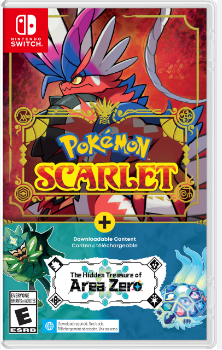 Nintendo Switch (Original) Pokémon Scarlet + The Hidden Treasure of Area Zero Bundle (Sealed)