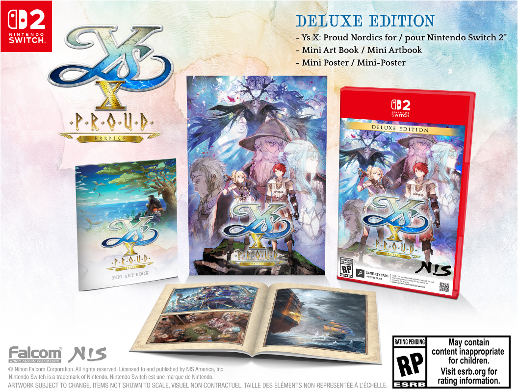 Nintendo Switch 2 - Ys X: Proud Nordics Deluxe Edition (Sealed) *PRE-ORDER