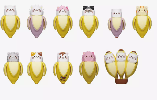 Keychain Blind Bag - Bananya and the Curious Bunch (Series 1)