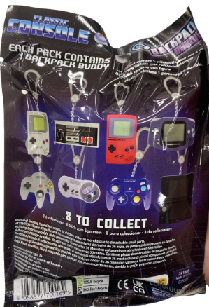 Keychain Blind Bag - Backpack Buddies: Classic Consoles