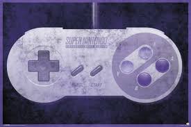 Framed Print - Nintendo: SNES Controller