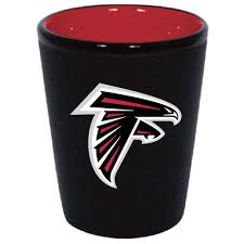 Shot Glass - Two Toned NFL: Atlanta Falcons