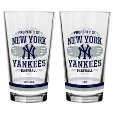 Glass - Mixing Glass MLB: New York Yankees