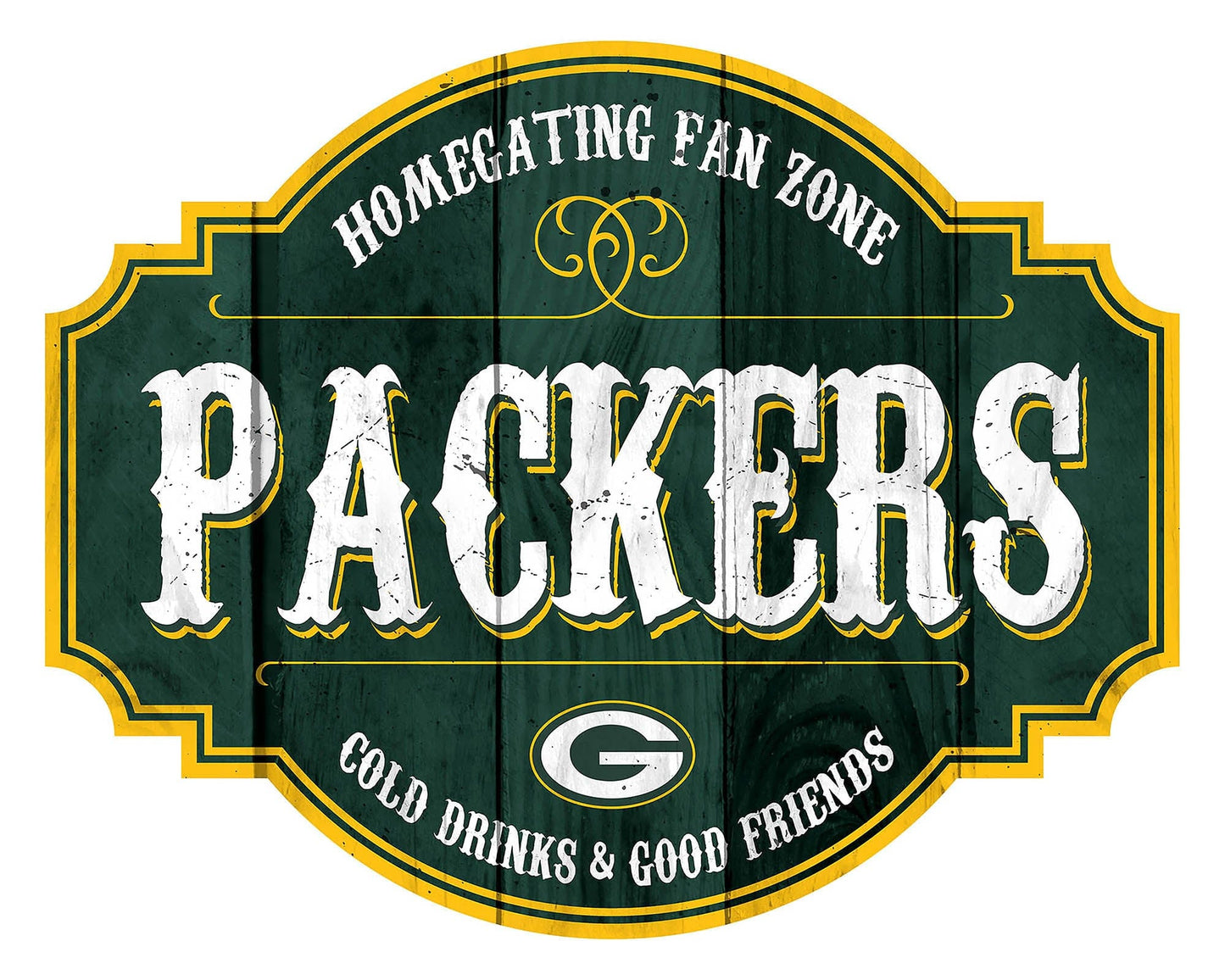 Green Bay Packers Homegate Wooden Tavern Sign (24")