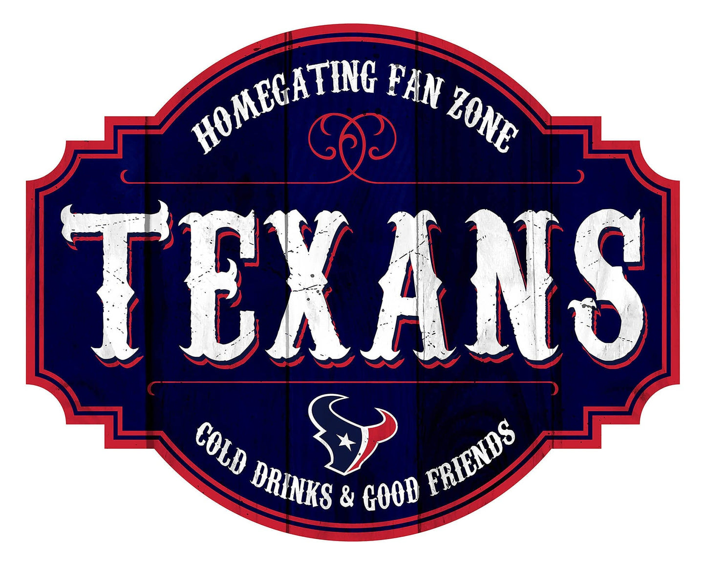 Houston Texans Homegate Wooden Tavern Sign (12")