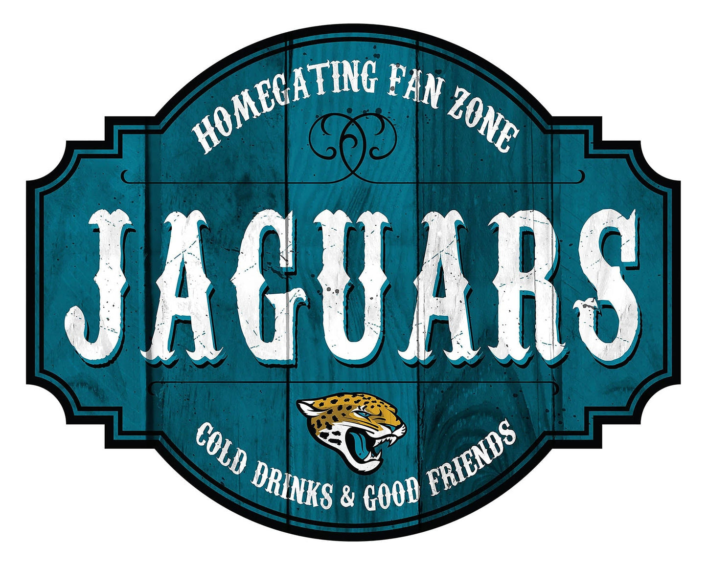 Jacksonville Jaguars Homegate Wooden Tavern Sign (12")