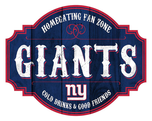 New York Giants Homegate Wooden Tavern Sign (12")