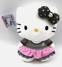 Plush - Hello Kitty with Black Bow (Hello Kitty and Friends)