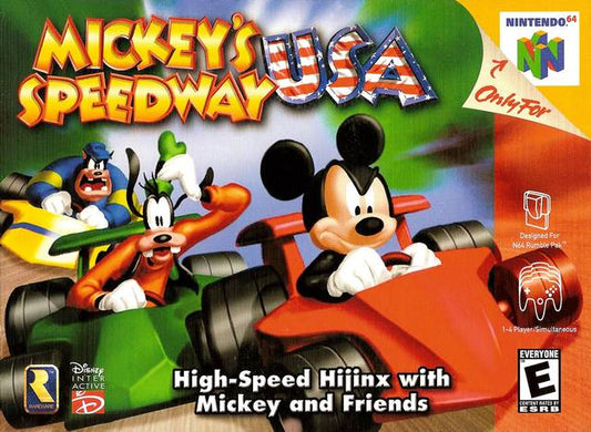 N64 - Mickey`s Speedway USA (Cartridge Only) (Used)