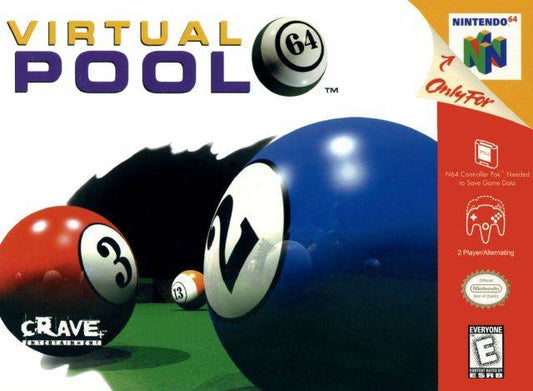 N64 - Virtual Pool 64 (Cartridge Only) (Used)