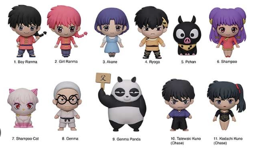 Keychain Blind Bag - Ranma 1/2 (Series 1)