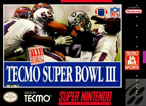 Tecmo Super Bowl III (SNES, Cartridge Only)
