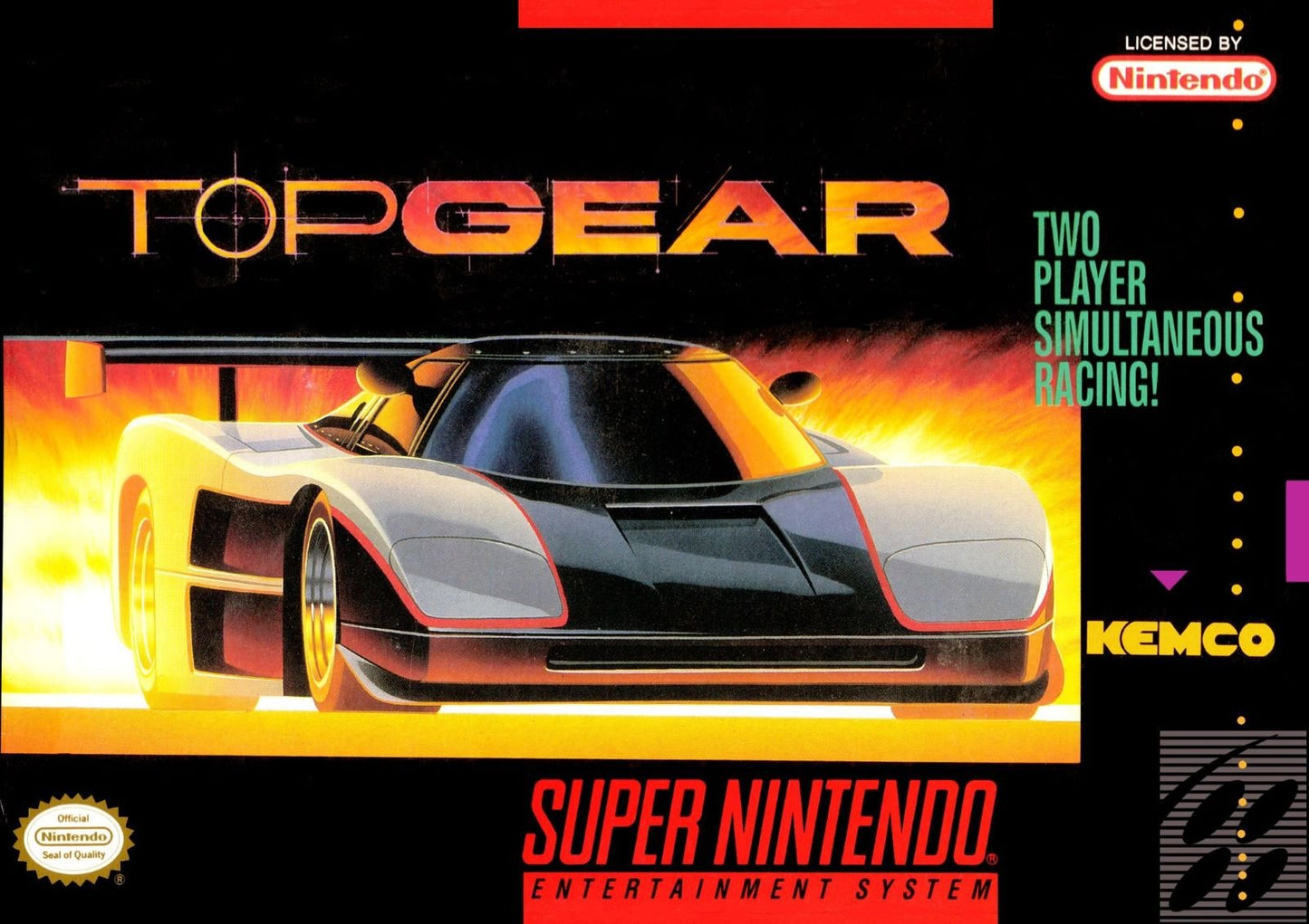 SNES - Top Gear (Cartridge Only) (Used)