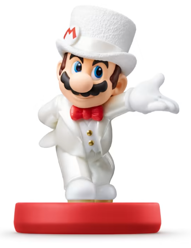 Super Mario Odyssey - Wedding Mario Amiibo