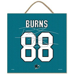 San Jose Sharks Brent Burns Player Plaque