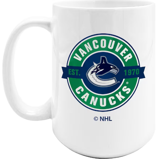 Mug - White Sublimated NHL: Vancouver Canucks