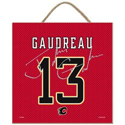 Calgary Flames: Johnny Gaudreau Player Plaque