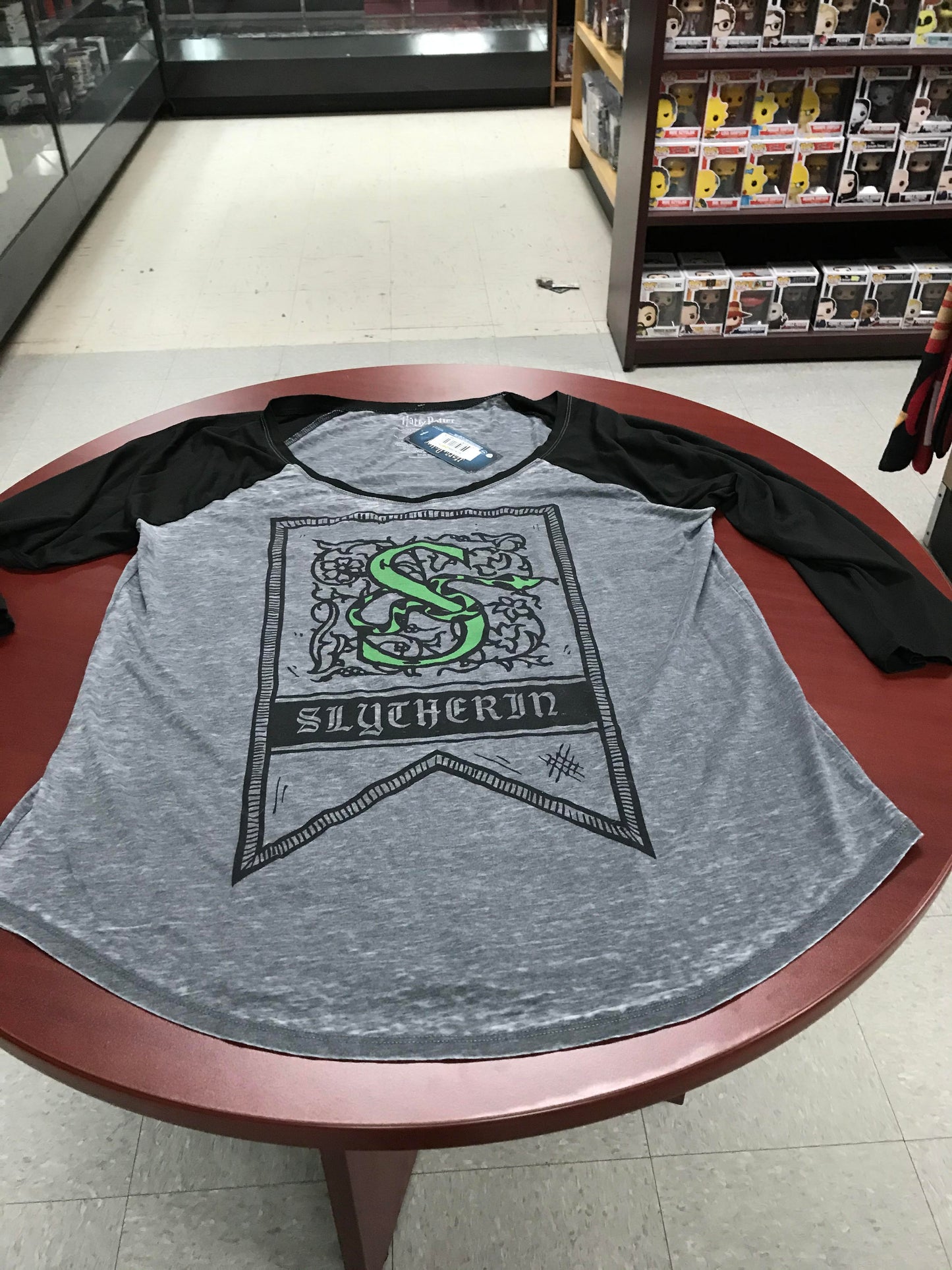 Slytherin Raglan T Ladies XL