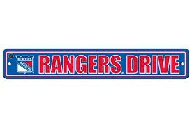 NHL: New York Rangers Street Sign