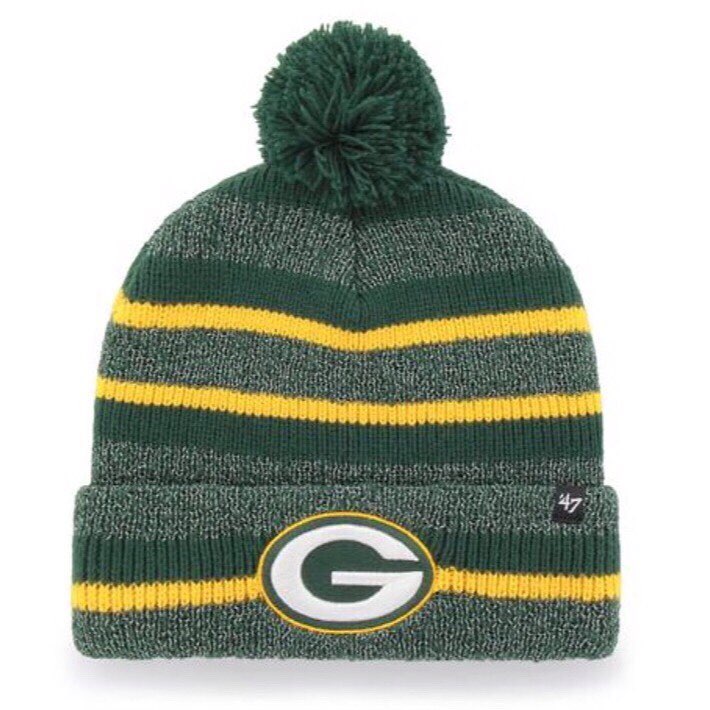 Post Route Cuff Knit Toque Green Bay Packers