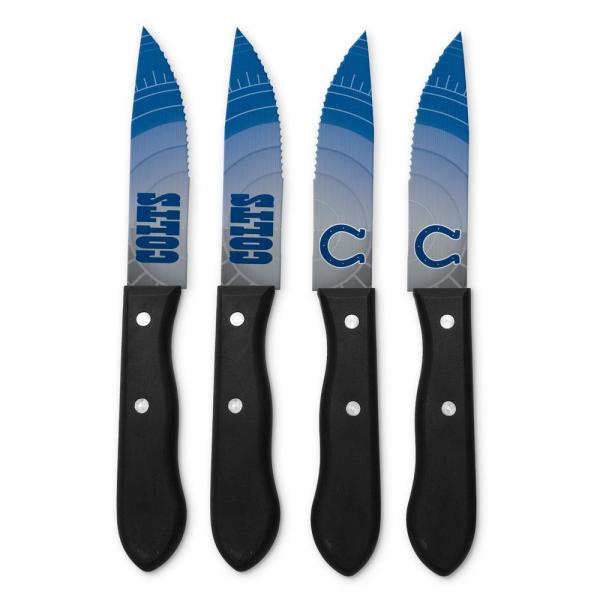 4 Piece Steak Knife Set-Indianapolis Colts