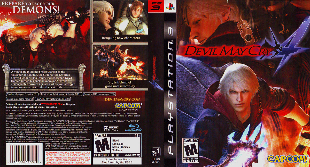 Devil May Cry 4 (Usado) - PS3 - Shock Games
