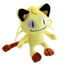Meowth Pokemon Plush 7"