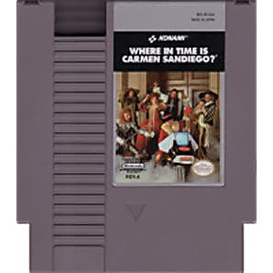Original NES - Where In Time Is Carmen Sandiego (Used)