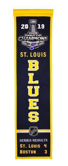 St. Louis Blues - Stanley Cup Champions 2019 Vertical Banner