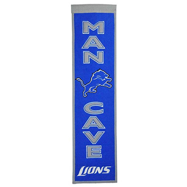 Detroit Lions Man Cave Banner