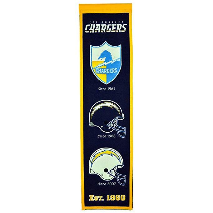 Los Angeles Chargers Heritage Banner