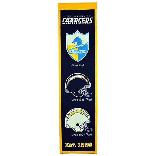 Los Angeles Chargers Heritage Banner