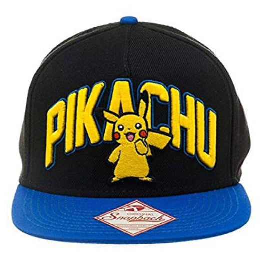 Pikachu Blue Bill Snapback Hat