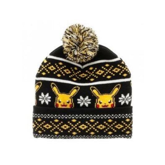 Pikachu Fair Isle Pom Toque