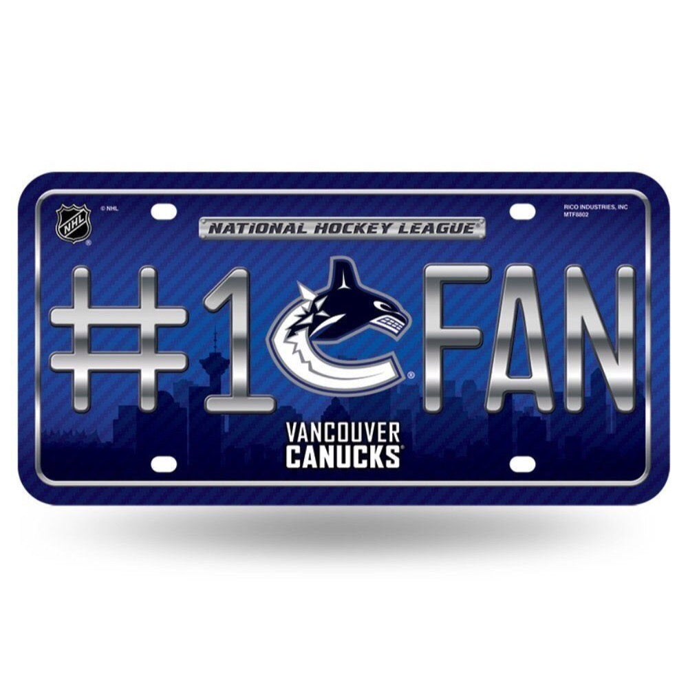 Vancouver Canucks #1 Fan License Plate