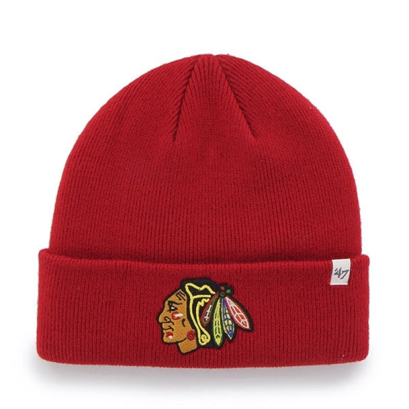 Chicago Blackhawks Raised Cuff Knit Toque