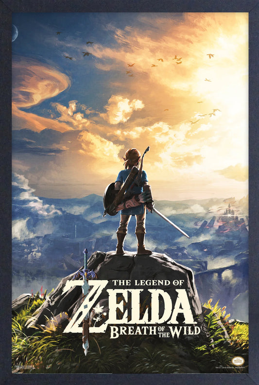 Zelda: Breath of the Wild Cover Framed Print