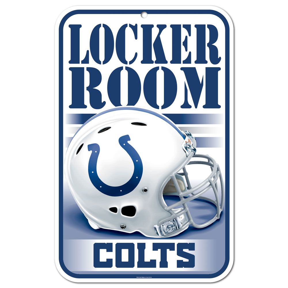 Indianapolis Colts Locker Room Sign