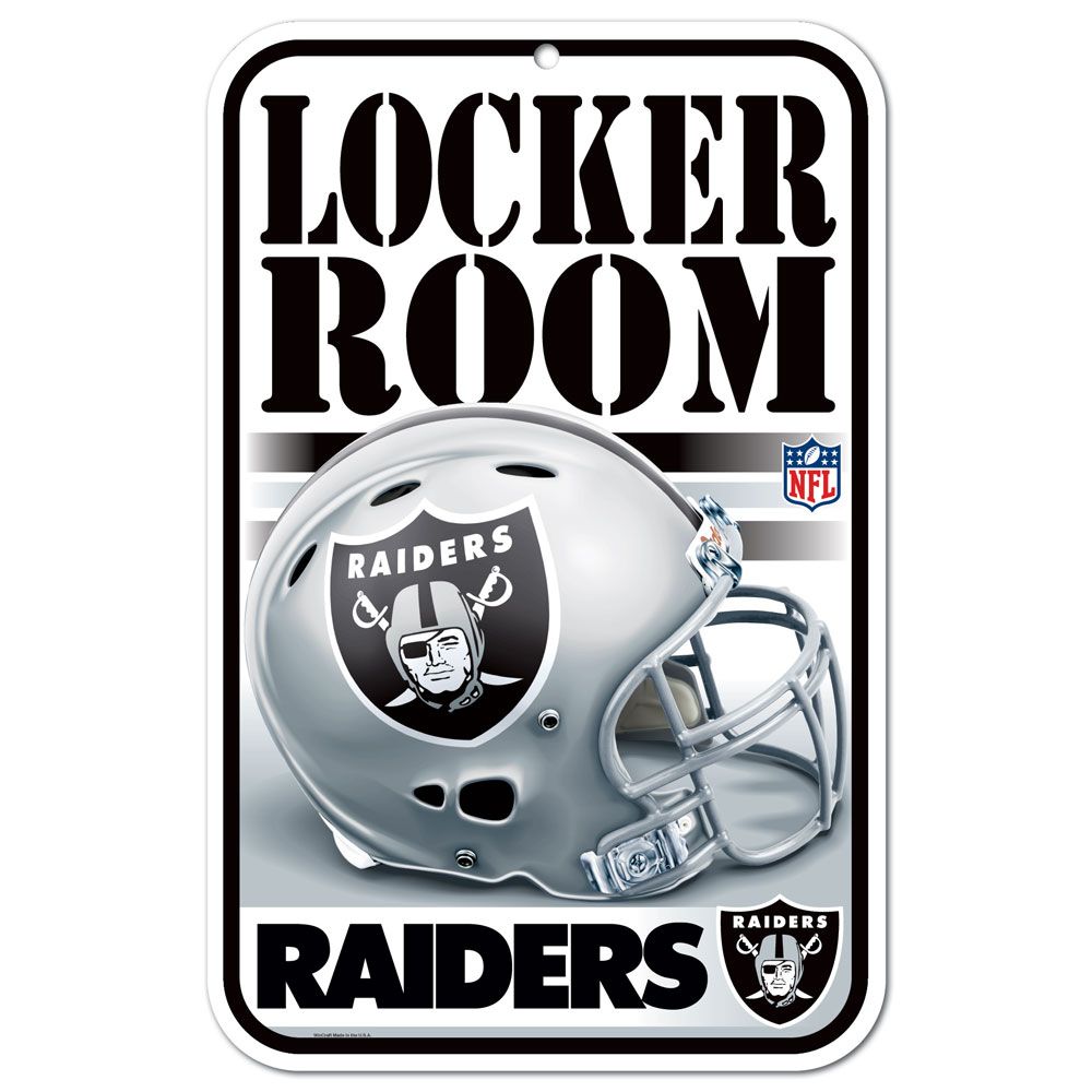 Las Vegas Raiders Locker Room Sign