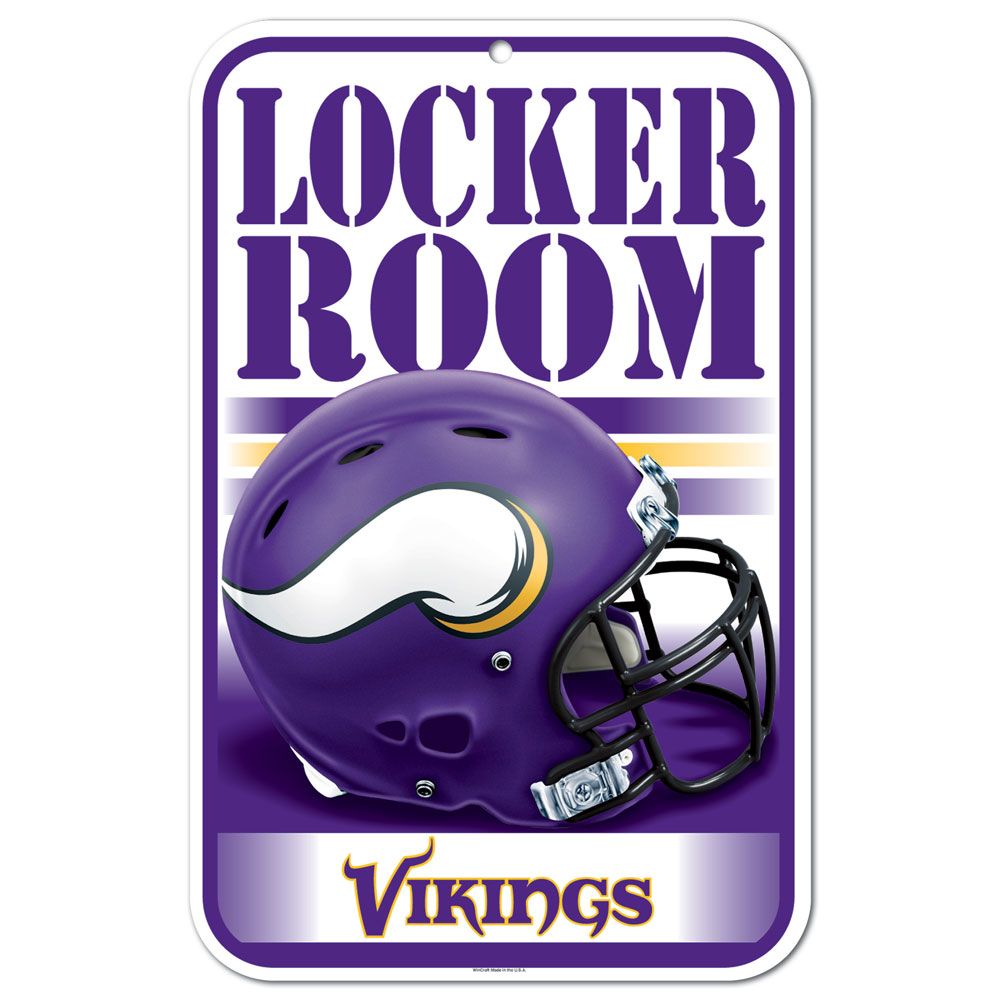 Minnesota Vikings Locker Room Sign