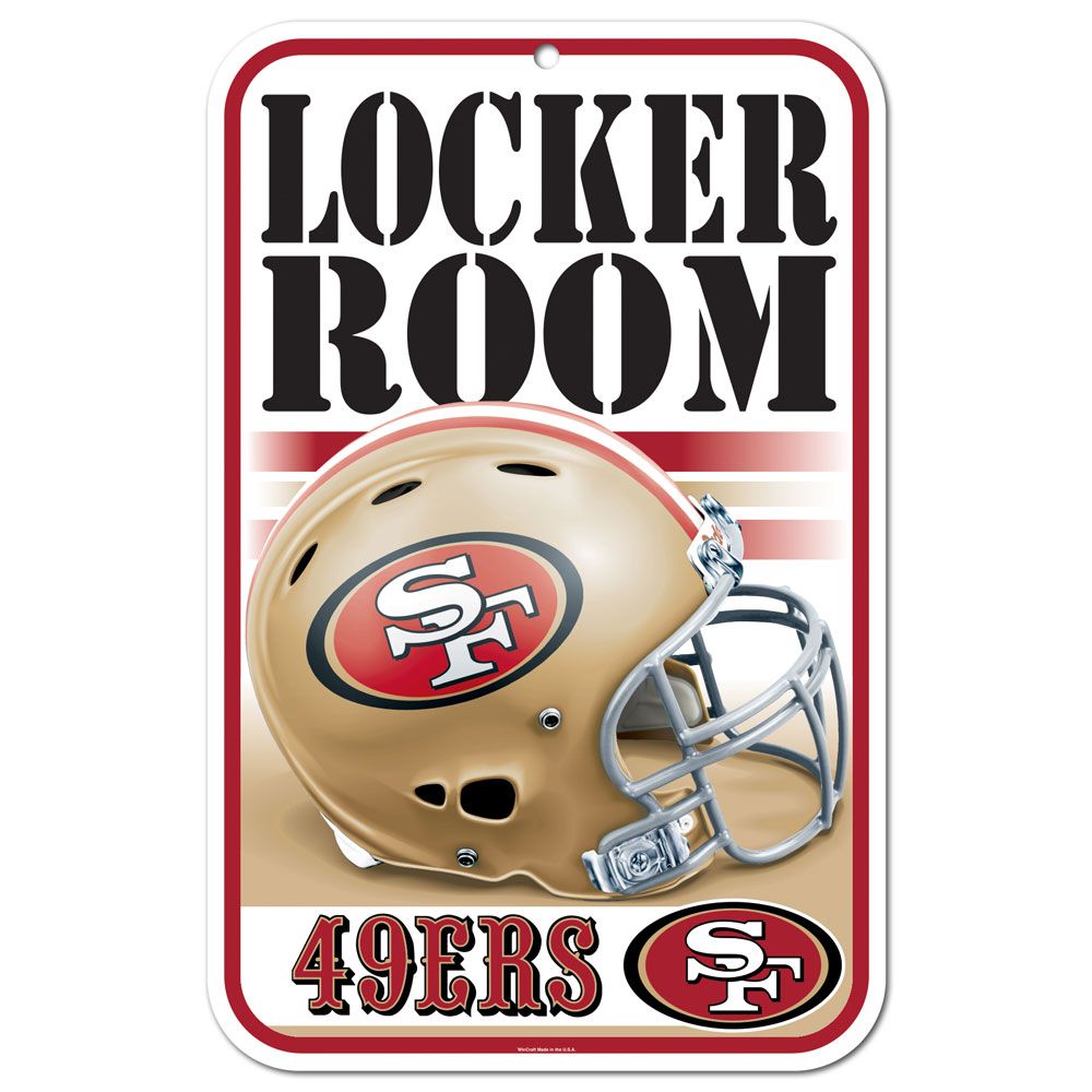 San Francisco 49ers Locker Room Sign